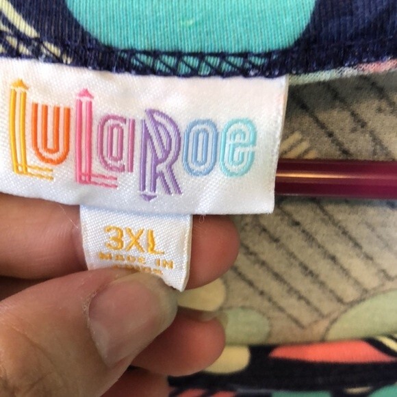 Lularoe Julia dress size 3xl NWOT - Picture 2 of 5